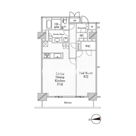 JP noie 恵比寿西の物件間取画像